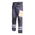 Spodnie ochronne do pasa L40507 szaro-czarne LAHTI PRO