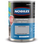 Farba ftalowa do drewna i metalu Ftalonal Szary Jasny 0,9 l Nobiles