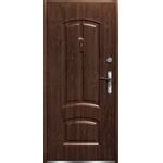 Drzwi zewnętrzne stalowe RA-041 ciemny dąb 90 lewe