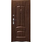 Drzwi zewnętrzne stalowe RA-041 ciemny dąb 90 prawe