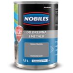Farba ftalowa do drewna i metalu Ftalonal Szary 0,9 l Nobiles