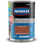 Farba ftalowa do drewna i metalu Ftalonal Brąz Czekoladowy 0,9 l Nobiles