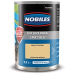 Farba ftalowa do drewna i metalu Ftalonal Beżowy 0,9 l Nobiles