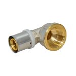 Kolano zaprasowywane pex 3/4" x 20 gwint wewnętrzny