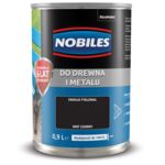 Farba ftalowa do drewna i metalu Ftalonal Czarny 0,9 l Nobiles