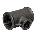 Trójnik nakrętny 3/4'' x 1/2'' czarny