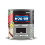 Farba akrylowa Dach i Rynna Czarny 0,75 l Nobiles