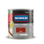 Farba akrylowa Dach i Rynna Czerwony Tlenkowy 0,75 l Nobiles
