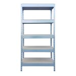 Regał warsztatowy metalowy ocynkowany MDF 200 kg