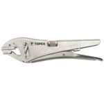 Szczypce zaciskowe uniwersalne 225 mm proste szczęki TOPEX