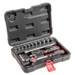 Klucze nasadowe 1/4" zestaw 15 sztuk Top Tools