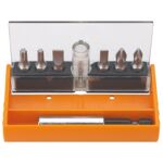 Końcówka wkrętakowa z uchwytem, zestaw 7 sztuk NEO