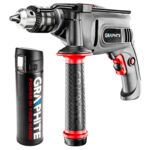 Wiertarka udarowa 650 W uchwyt kluczykowy 13 mm 0-3000 obr./min + termos GRAPHITE