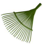 Grabie wachlarzowe metalowe 41 cm, bez trzonka