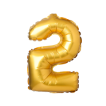 Balon foliowy cyferka nr 2