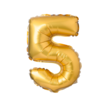 Balon foliowy cyferka XXL - nr 5