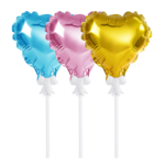 Balon foliowy na patyczku serce