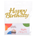 Dekoracja tortu Happy Birthday