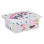 Pojemnik deco-box peppa 10 l jasnoszary filip 39 x 29 x 14 cm keeeper