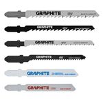 Brzeszczot do wyrzynarki, uchwyt typu T, 6 sztuk, GRAPHITE