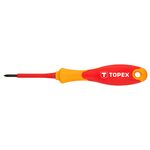 Wkrętak krzyżowy 1000 V, PH0 x 60 mm TOPEX
