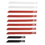 Brzeszczot do wyrzynarki, uchwyt typu U, 10 sztuk, VERTO