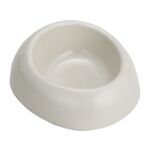 Miska owalna dla psa kota plastikowa 0,8 l kremowa