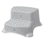 Podest dziecięcy dwustopniowy z funkcją antypoślizgową stars igor kosmiczny szary 40 x 37 x 21 cm keeeper