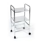 Regał łazienkowy chrom 40 x 32 x 73,5 cm AWD Interior