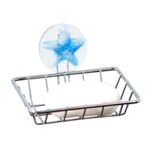 Mydelniczka chrom + niebieski 13 x 9 x 10 cm AWD Interior