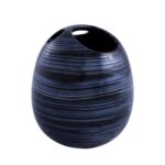 Kubek na szczoteczki ABISSO czarny 9 x 9 x 16,5 cm AWD Interior