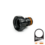 Przyłącze na kran 1" POWER JET BLACK LINE 