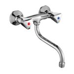 Bateria zlewozmywakowa ścienna NORM BQN 080D chrom Kuchinox