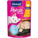 Karma dla kotów Poesie Deli Sauce Junior z kurczakiem 85 g Vitakraft