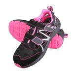 Sandały damskie obuwie bezpieczne LAHTI PRO L30604 zamsz/dzianina czar-róż 41