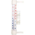 Termometr zaokienny przyklejany biały 45 x 290 mm Bioterm