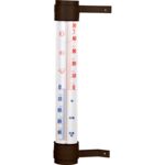 Termometr zaokienny przyklejany brąz 45 x 290 mm Bioterm