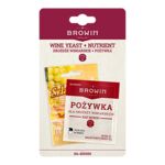 Zestaw: drożdże + pożywka Browin