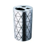 Pojemnik szczoteczki Star srebrny