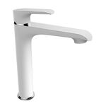 Bateria umywalkowa wysoka ALEA BLE 62ND chrom/biały Laveo