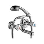 Bateria wannowa z zestawem natryskowym NORM BQN 011D chrom Kuchinox