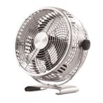 Wentylator stołowy chrom Ø15 cm