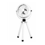 Wentylator podłogowy biały Ø20 cm