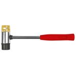 Młotek blacharski, guma / plastik, 35 mm, trzonek metalowy Top Tools