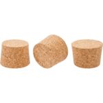 Korek naturalny stożkowy 37 x 45 mm aglomerowany 5 sztuk Browin