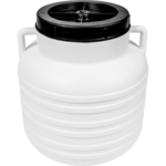 Beczka na kiszonki z uchwytami 10 l biała Browin