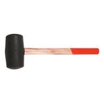 Młotek gumowy 60mm / 400 g, trzonek drewniany Top Tools