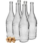 Butelka Domowa Nalewka 500 ml z korkiem 6 sztuk Browin