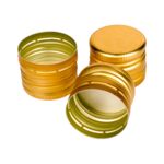 Zakrętka do butelek złota 31,5 x 24 mm 6 sztuk Browin