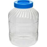Słój plastikowy 8 l z kolorową zakrętką Browin